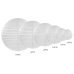 Paper lantern, white, 35cm
