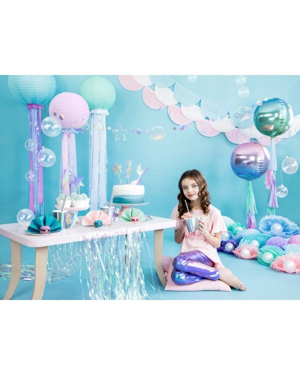 Paper lantern, light pink, 35cm