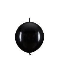 Linking balloons, 33 cm, black (1 pkt / 20 pc.)