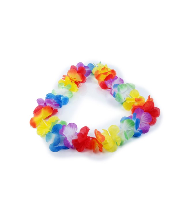 Hawaiian necklace, mix, 0.9m