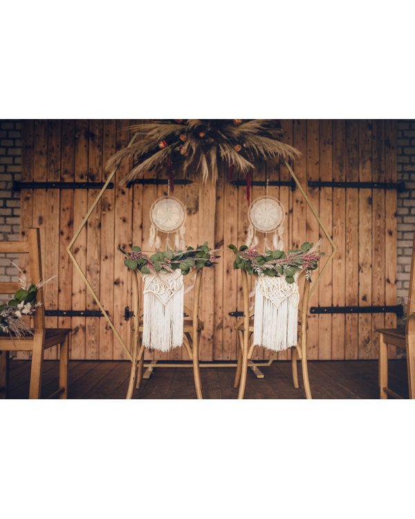 Macrame, off-white, 30x49cm