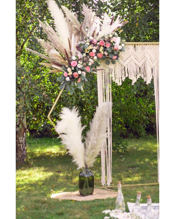 Macrame, off-white, 104x182cm