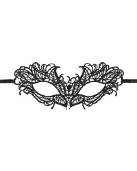Carnival mask lace, pattern 2, black