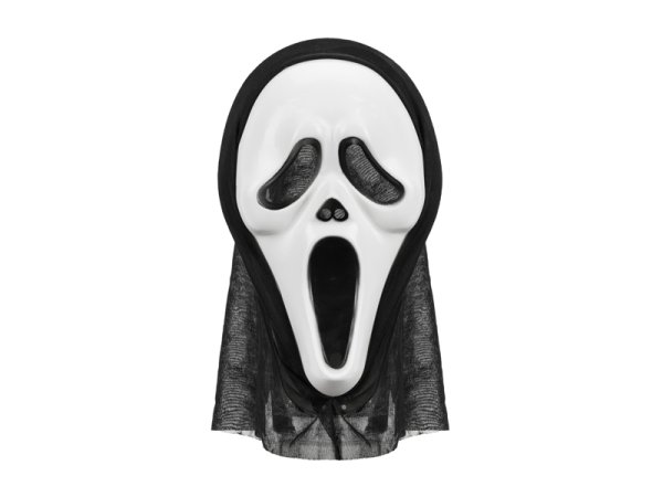 Halloween hooded mask, 18x31cm, mix