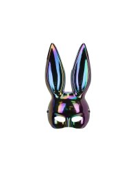 Bunny mask, 16.5x34cm, black