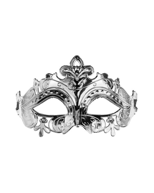 Carnival mask, 17x9 cm, black