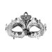 Carnival mask, 17x9 cm, black