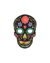 Mask Dia de Los Muertos, black, 19x28cm