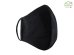 Hygienic cotton mask with silver ions, reusable, black, adult size