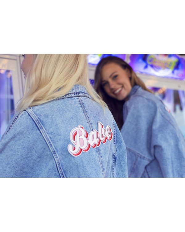 Iron on patch Babe, mix, 20x8cm