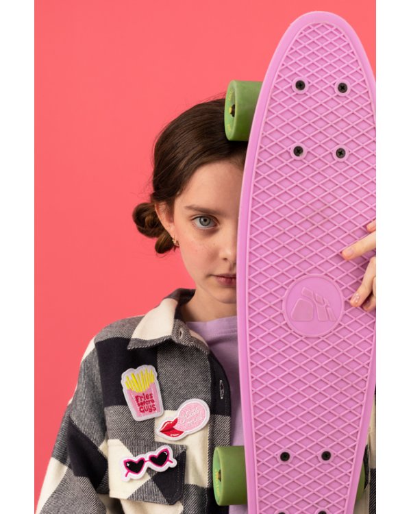 Iron on patches Kiss me, mix, 4.5-6.5x3-6 cm (1 pkt / 3 pc.)