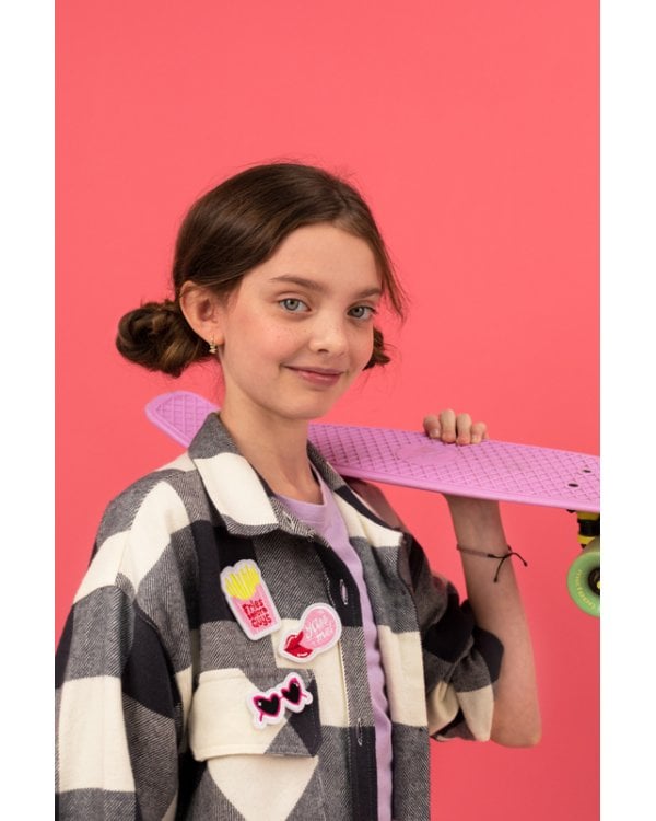 Iron on patches Kiss me, mix, 4.5-6.5x3-6 cm (1 pkt / 3 pc.)