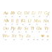 Letter Stickers, gold Letter Stickers, gold