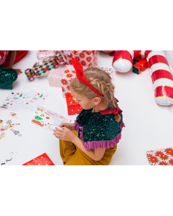 Christmas stickers Winter fores, mix