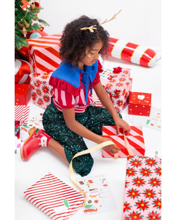 Christmas stickers Winter fores, mix