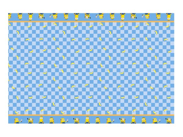 Paper tablecloth Minions, 180 x 120 cm, mix
