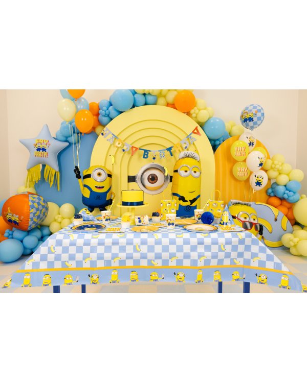 Paper tablecloth Minions, 180 x 120 cm, mix