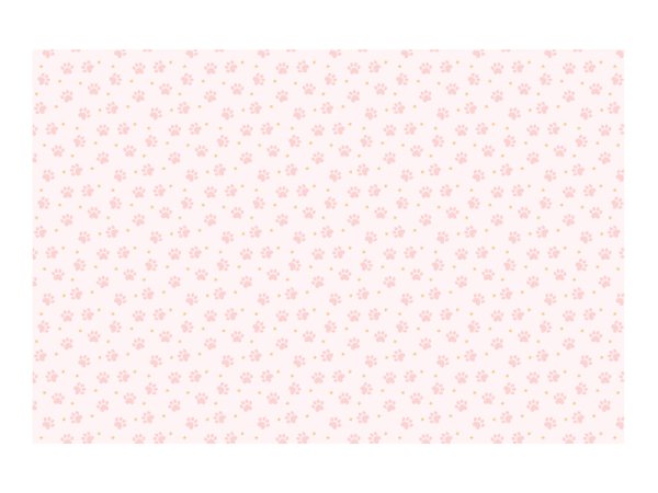 Paper Tablecloth Paws, mix, 180x120 cm