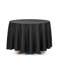 Tablecloth, black, 230cm