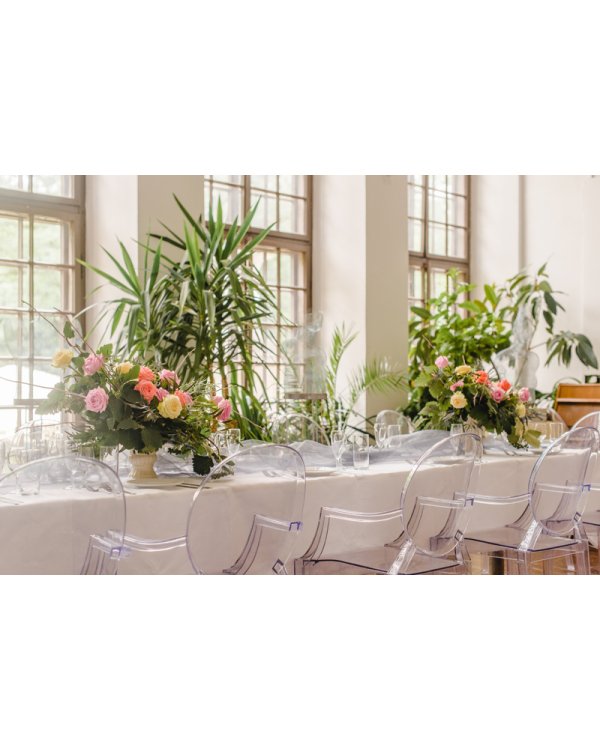 Tablecloth, white, 180 x 300cm