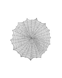 Spider Web Tablecloth, 124cm