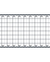 Tablecloth with bows, color mix, 180x120 cm