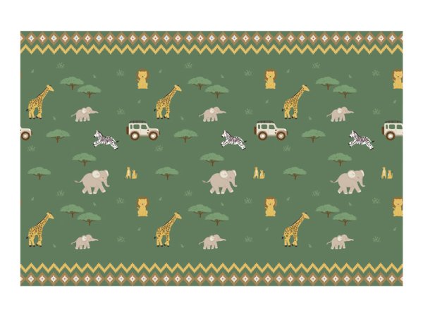 Tablecloth Safari, 180x120 cm, mix