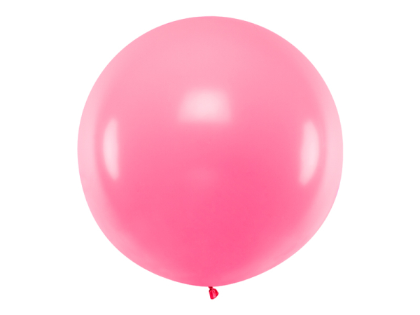 Round Balloon 1m, Pastel Pink Round Balloon 1m, Pastel Pink
