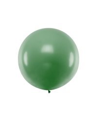 Round Balloon 1m, Pastel Dark Green