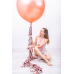 Round Balloon 1m, metallic Rose Gold Round Balloon 1m, metallic Rose Gold