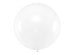 Round Balloon 1m, Pastel Clear