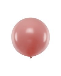 Round balloon 1 m, Pastel Wild Rose