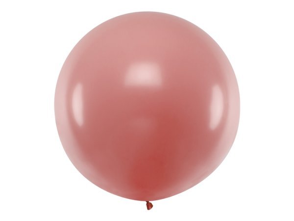 Round balloon 1 m, Pastel Wild Rose
