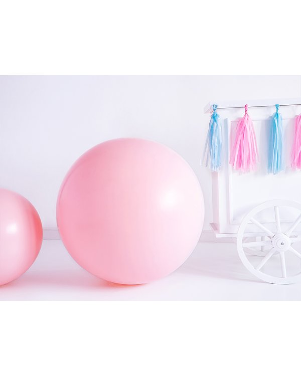 Round Ballon 1m, Pastel Pale Pink