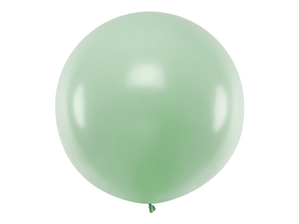 Round Balloon 1m, Pastel Pistachio Round Balloon 1m, Pastel Pistachio