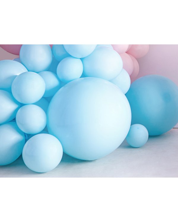 Round Balloon 60cm, Pastel Light Blue