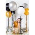 Round balloon 60 cm, Metallic Gold