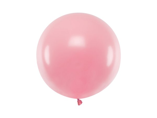 Round balloon 60 cm, Pastel Baby Pink