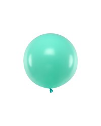 Round balloon 60 cm, Pastel Aquamarine