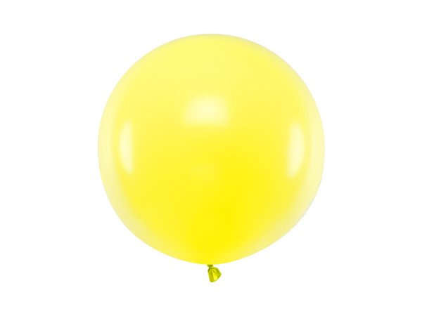 Round balloon 60 cm, Pastel Lemon Zest