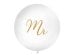 Giant Balloon 1 m, Mr, white