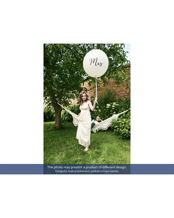 Giant Balloon 1 m, Mr, white