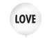 Giant Balloon 1 m, Love, white