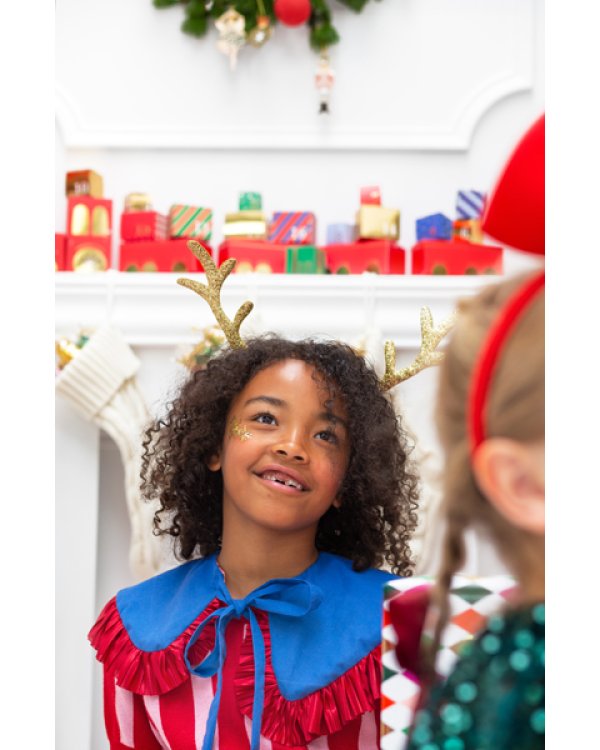 Headband Reindeer, gold, 34.5x22cm