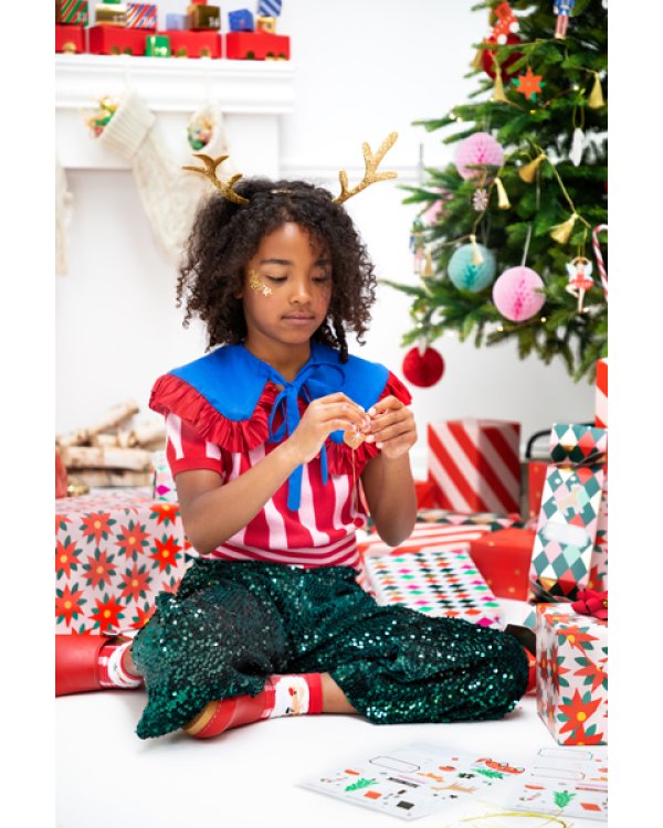 Headband Reindeer, gold, 34.5x22cm