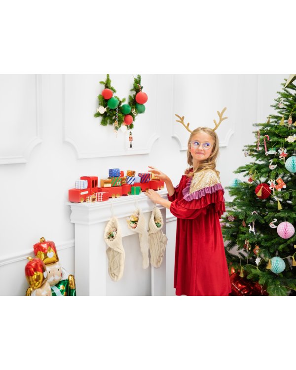 Headband Reindeer, gold, 34.5x22cm