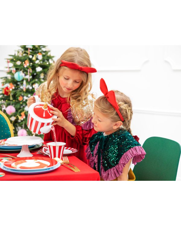 Headband Bow, red, 18x21cm