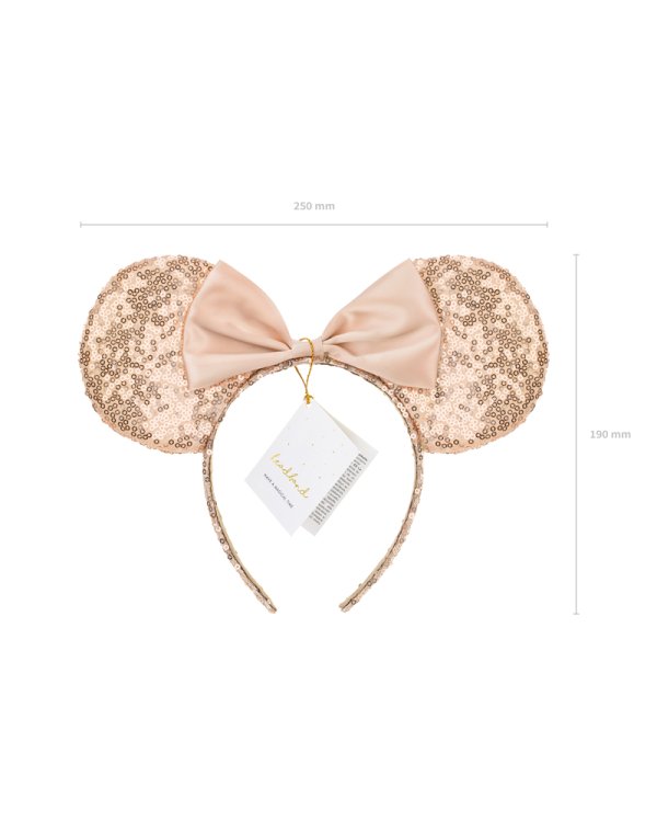 Headband Mouse, nude, 25x19cm