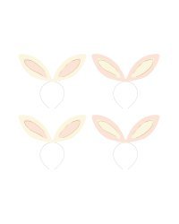 Headbands Bunny ears, 12.5x29 cm, mix (1 pkt / 4 pc.)