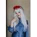 Headband with Veil and Roses, mix